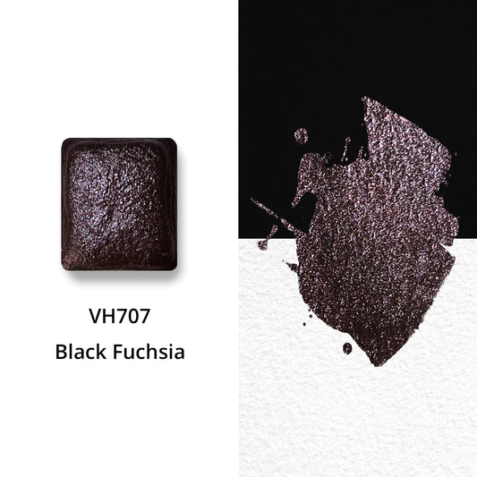 Watercolor Paints - Metallic - Black Fuchsia - VH707