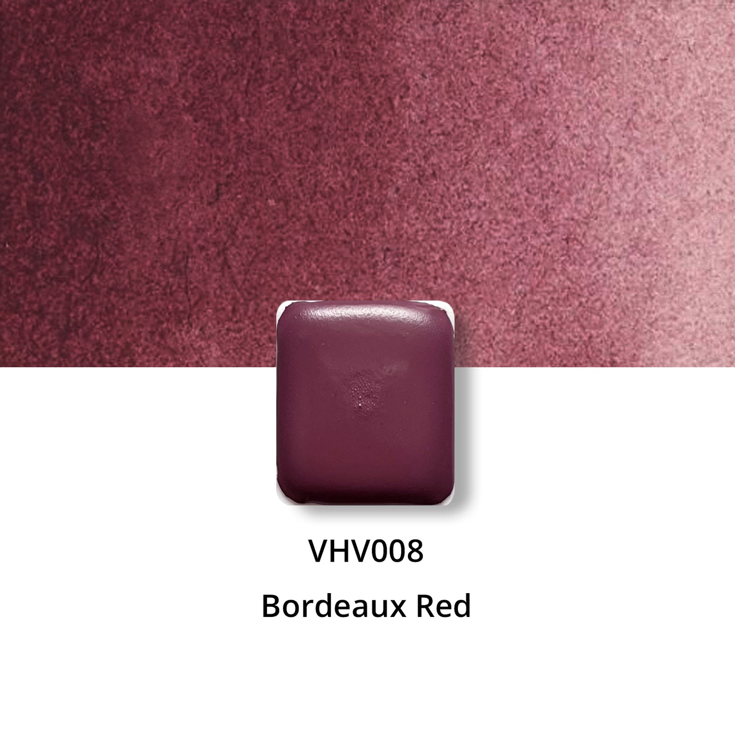 Watercolor Paints - Vegan Limited Edition - Bordeaux Red - VHV008